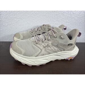 Hoka One One Anacapa 2 Low GTX Shoes Womens 7 B Gray GORE-TEX Vibram 1142830